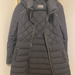 Macakge puffer parka (black)